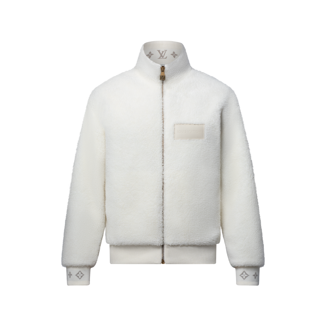 Leather Patch Fleece Blouson - Ready-to-Wear | LOUIS VUITTON
